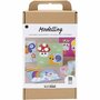 Knutselset  Foam Clay  Silk Clay  Beelden Maken  DIY Kunstwerken  Inclusief Decoplaat En Ogen  1 stuk