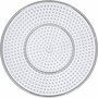 Onderplaat - Ronde Transparante Basisplaat - DIY Strijkkralen Ondergrond Voor Creatieve Knutselprojecten - Geschikt Voor Hobby & Handwerken - Diameter 15 cm - Set van 10 stuks