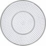 Grondplaat Strijkkralen - Onderplaat - Strijkkralenvormen - Strijkkralenbord - Kralen Ontwerpplaat - Cirkel Vorm - Diameter 15cm - 1 Stuk