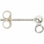 Oorsteker zilver - 13 mm sterling zilver - DIY sieraden maken - Sterling oorstekers - Zilveren sieradenonderdelen - Oorbel met bal en ring - 10 stuks
