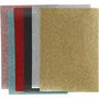 Opstrijkfolie - Glitter Opstrijkfolie - DIY Transferfolie - Diverse Kleuren - Formaat 148x210mm - Set van 6 Vellen