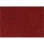 Opstrijkfolie, rood, A5, 148x210 mm, glitter, 1 vel