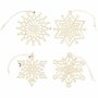 Ornamenten triplex - Houten ornamenten - Home deco hout - Decoratieve houten figuren - Triplex decoraties - Hout ornamenten DIY - 7x7x0,3 cm - 8 stuks