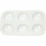 Palet - Wit Creatief Hobby Palet - DIY Kleurenpalet Voor Kunstprojecten - Compacte Afmetingen 13x8,5 cm - Set van 1 stuk - Verfmengpalet - Kunstbenodigdheden - Schilder Accessoires