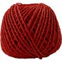 Papier garen, rood, 150 gr, dikte 2,5-3 mm, 40 m/ 1 bol