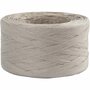 Papier Raffia - Houtvezel Papiergaren - Lichtgrijs - Natuurlijke Raffia Touw - DIY Breien, Haken & Macramé - Milieuvriendelijk Decoratietouw - Biologisch Afbreekbaar - 100m - 7-8mm
