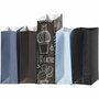 Papieren Zakken Blokbodem 21 cm x 6x9 cm - 80 gr - Sterk Cadeaupapier – Vivi Gade Design – Set van 5x10 Dozen – Assortiment met Diverse Designs voor Cadeaus en Decoratie