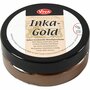 Pasta Wax - Metallic Inka Gold Verf - Brown Gold - Viva Decor - Voor DIY Decoraties En Creatieve Projecten - Goudkleurige Verf - Metalen Effect - Hobby Verf - Inhoud 50 ml