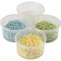 Pearl Clay - Zelfhardende Klei - Lichtblauw, Lichtgroen, Lichtgeel - Kleien, Spelen - 3x25+38gr Pearl Clay - 1 set