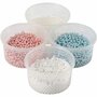 Pearl Clay - Zelfhardende Klei - Lichtblauw, Lichtrood, Off-White - Kleien, Spelen - 3x25+38gr Pearl Clay - 1 set