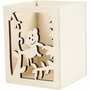 Pennenbakje Aap - Kinder Bureau Organizer - Pennenhouder Voor Kinderen - Schattige Pennenbak - Schoolbureau Accessoire - Bureau Opbergset - Pennenhouder Decoratie - H 10 cm - L 8 cm - 1 Stuk