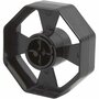 Plakbandhouder Wiel - Tape Dispenser - Plakbandhouder Zwart - Hobbymateriaal - Kantoorbenodigdheden - DIY Knutselgerei - B 25 mm - Diameter 7,5 cm - 1 Stuk