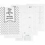 Planner / Bulletjournal pagina's, wit, afm 142x210 mm, 7 , 120 gr, 1 stuk