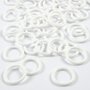 Plastic Ring - Wit - 19 mm - Set Van 50 - Sterke Plastic Ringen Voor DIY Hobbyprojecten & Feestdecoratie