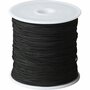 Polyester Koord - Zwart Polyester Draad - Hobby Koord En Draad - Sieraden Maken - DIY Koord - Macramé Koord - Knutsel Koord - Koord Voor Handwerk - Dikte 1mm - 50 Meter