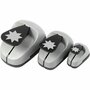 Ponsen Set - Grafische Ster - 3 Stuks - 25+49+75 mm - Voor Kaarten Maken, Scrapbooking & Creatieve DIY Decoratie