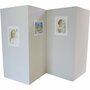 Presentatiewanden - Vouwbaar Displaysysteem - Stevig Karton - Lichtgewicht & Stabiel - Ideaal Voor Beurzen, Kantoren & Presentaties - 4 Panelen - 190x360 cm - Dikte 4 mm - 3 Stuks