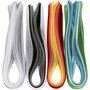 Quilingstroken - Papierstroken - DIY Quiling Stroken - Creatieve Hobby Papier - Lengte 78cm - Breedte 5mm - Gewicht 120gr - Set Van 12x100 Stuks