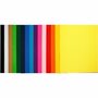 Ribbelkarton - Bruin - 50x70 cm - 80 gram - Colortime - 15 diverse vellen