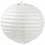 Rijstpapier Lamp Rond - Witte Papieren Hanglamp - Japanse Lampion 35 cm - Met Standaard - Ideaal Voor DIY Decoratie, Feestverlichting, Kamerstyling & Creatieve Aanpassingen
