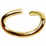 Ring, ovaal, verguld, dikte 0,7 mm, 50 stuk