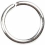 Zwarte Metalen Ringen - Ronde Sieraden Ringen - Metalen O-Ringen Zwart - DIY Sieraden Ringen - Zwart Metalen Ring - 1 X 5 X 7 Mm - 50 Stuks
