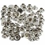 Rivets, zilver, d 7 mm, 50 stuk