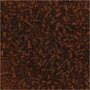 Rocailles 2-cut, bruin, d 1,7 mm, afm 15/0 , gatgrootte 0,5 mm, 25 gr