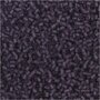 Rocailles 2-cut, frosted lila, d 1,7 mm, afm 15/0 , gatgrootte 0,5 mm, 25 gr