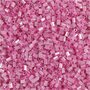 Rocailles 2-cut, roze, d 1,7 mm, afm 15/0 , gatgrootte 0,5 mm, 25 gr/ 1 doos