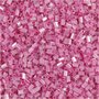 Rocailles 2-Cut Glaskralen - Roze - Glanzende Fijne Kralen Voor Weven, Borduren & Sieraden Maken - Uniforme Vorm & Kleur - 1,7 mm - 15/0 - Gat 0,5 mm - 500 gr - 1 Zak