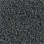 Rocailles 2-cut, transparant grijs, d 1,7 mm, afm 15/0 , gatgrootte 0,5 mm, 25 gr/ 1 doos