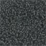 Rocailles 2-cut, transparant grijs, d 1,7 mm, afm 15/0 , gatgrootte 0,5 mm, 25 gr