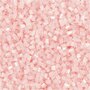 Rocailles 2-Cut Glaskralen - Transparant Roze - Luxe Langwerpige Kralen Voor Sieraden, DIY & Knutselprojecten - 1,7 mm - 15/0 - Gat 0,5 mm - 500 gr - 1 Zak