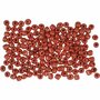 Rocailles, donkerrood, d 3 mm, afm 8/0 , gatgrootte 0,6-1,0 mm, 500 gr/ 1 doos