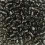 Rocailles, helder grijs, d 4 mm, afm 6/0 , gatgrootte 0,9-1,2 mm, 25 gr