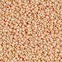 Rocailles, light peach, d 1,7 mm, afm 15/0 , gatgrootte 0,5-0,8 mm, 25 gr/ 1 doos