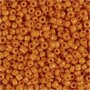 Rocailles, oranje, d 3 mm, afm 8/0 , gatgrootte 0,6-1,0 mm, 25 gr/ 1 doos