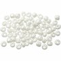 Rocailles - Parelmoer Glaskralen - 4mm DIY Knutsel Kralen - Hoogwaardige Fijnmazige Rijgkralen - Geschikt Voor Sieraden & Handwerk - Klein & Elegant - Gat 0,9-1,2mm - 500gr