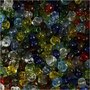 Rocailles - Transparante Glans Seed Beads - Kleine Glaskralen - DIY Weefkralen - Diameter 4mm - Gatgrootte 0,9-1,2mm - 1000 Gram