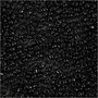 Rocailles, zwart, d 2 mm, afm 12/0 , gatgrootte 0,8 mm, 25 gr/ 1 doos