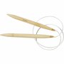 Rond Breinaalden - Bamboe Breinaalden - DIY Breien & Handwerk Gereedschap - Geschikt Voor Truien, Sjaals & Dikke Stoffen - Duurzaam & Flexibel - Dikte 10mm - Lengte 80cm - Set van 1 Paar