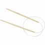 Rond Breinaalden - Flexibele Breinaalden - Bamboe - Dikte: 4,5mm - Lengte: 60cm - Creotime - 1 Stuk