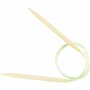 Rond Breinaalden - Flexibele Breinaalden - Bamboe - Dikte: 6,5mm - Lengte: 40cm - Creotime - 1 Stuk