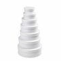 Ronde Dozen Wit - Set van 7 - Kartonnen Opbergboxen Met Deksel - Stapelbare Doosjes Voor DIY, Bewaren, Cadeauverpakking, Knutselen, Organisatie & Feestdecoratie