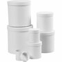 Set Ronde Kartonnen Dozen - 7 Maten - Opbergbox Met Deksel - DIY Witte Doosjes Voor Cadeaus, Knutselprojecten, Organiseren, Hobbygebruik & Creatieve DIY Styling