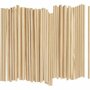 Stokken - Constructie Houtstokjes - DIY Decoratie Stokken - Lengte 15 cm - Diameter 4 mm - Set van 100 stuks - Knutselhout - Creatief Bouwen - Modelbouw