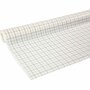 Ruitjespapier - Patroonpapier - Op rol - Wit - B:80cm L:15m - 28 grams - Creotime - 1 rol