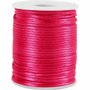Satijnkoord - Glanzend Roze Satijnen Koord - Stevig & Soepel Voor DIY, Knutselen & Sieraden - Luxe Afwerking - 2 mm - 50 Meter - 1 Rol