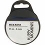 Satijnlint Donkerblauw - Glanzend Lint - Luxe Inpaklint - Feestelijke Decoratie - Stijlvol Decoratielint - Satin Lint Voor Bloemwerk - DIY Lint - B 3 mm - 15 m - 1 Rol